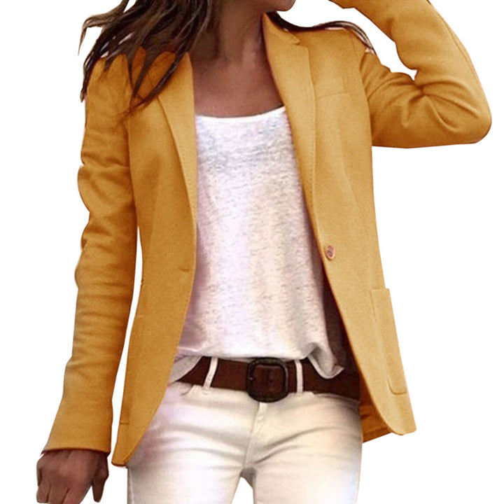Lenvara | Damen Blazer Slim Fit Langarm Jacke - Image 4