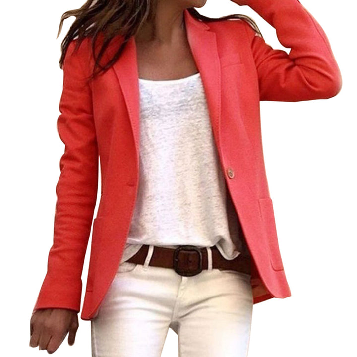 Lenvara | Damen Blazer Slim Fit Langarm Jacke - Image 5