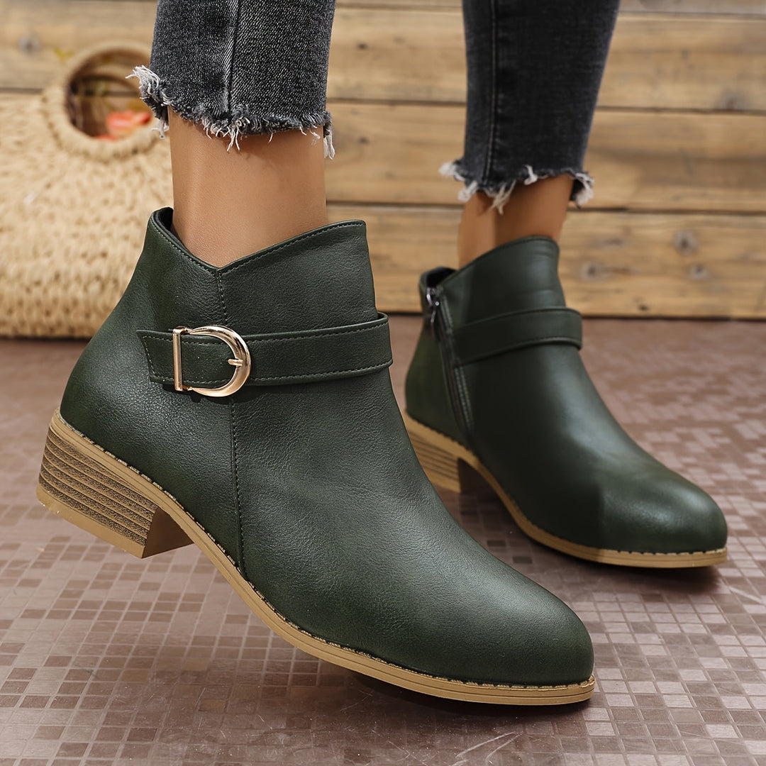Golvind | Damen Stiefeletten mit Blockabsatz - Image 12