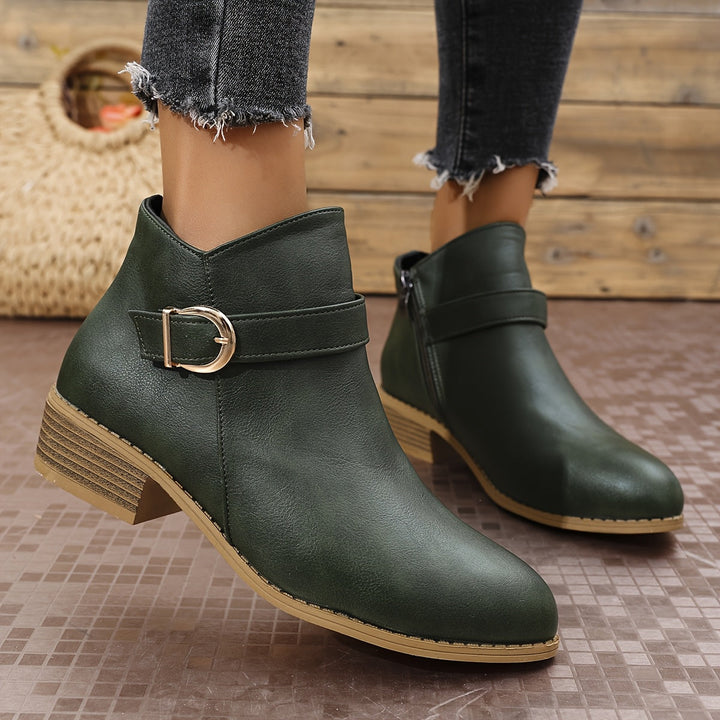 Golvind | Damen Stiefeletten mit Blockabsatz - Image 12