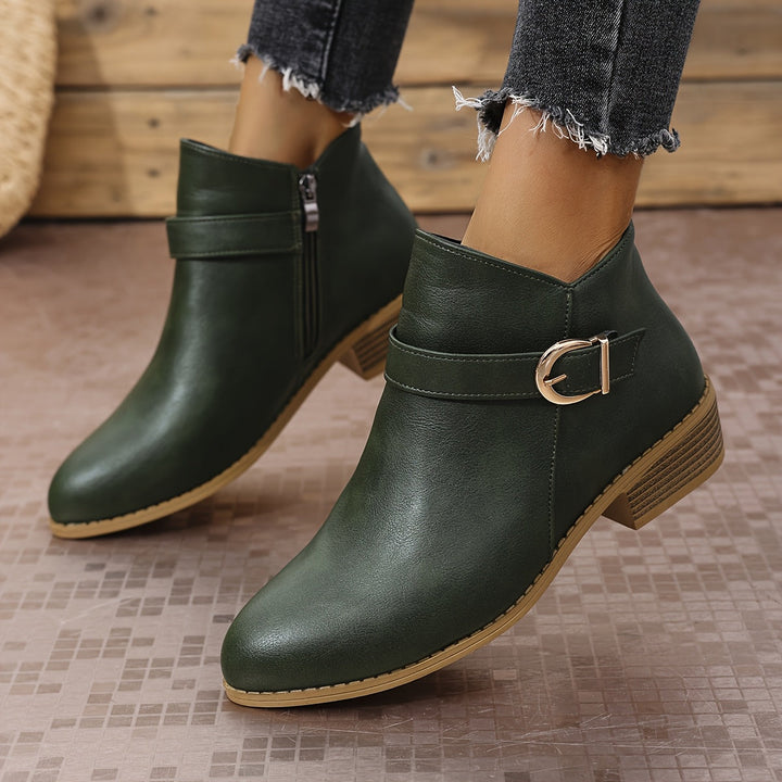Golvind | Damen Stiefeletten mit Blockabsatz - Image 13