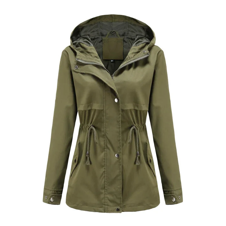 Lornveka | Damen Regenjacke mit Kapuze Anorak - Image 1