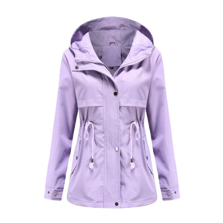 Lornveka | Damen Regenjacke mit Kapuze Anorak - Image 3