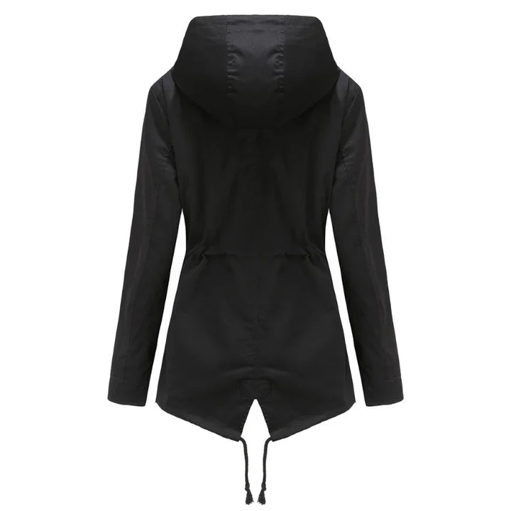 Lornveka | Damen Regenjacke mit Kapuze Anorak - Image 4