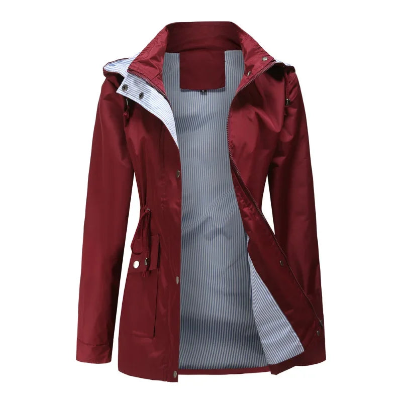 Lornveld | Damen Regenjacke mit Kapuze - Lilac - Image 3