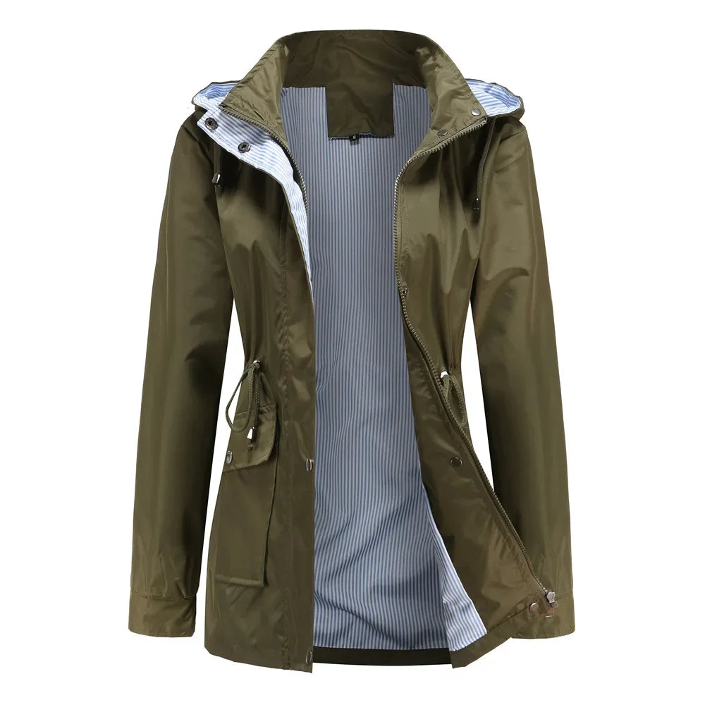 Lornveld | Damen Regenjacke mit Kapuze - Lilac - Image 4