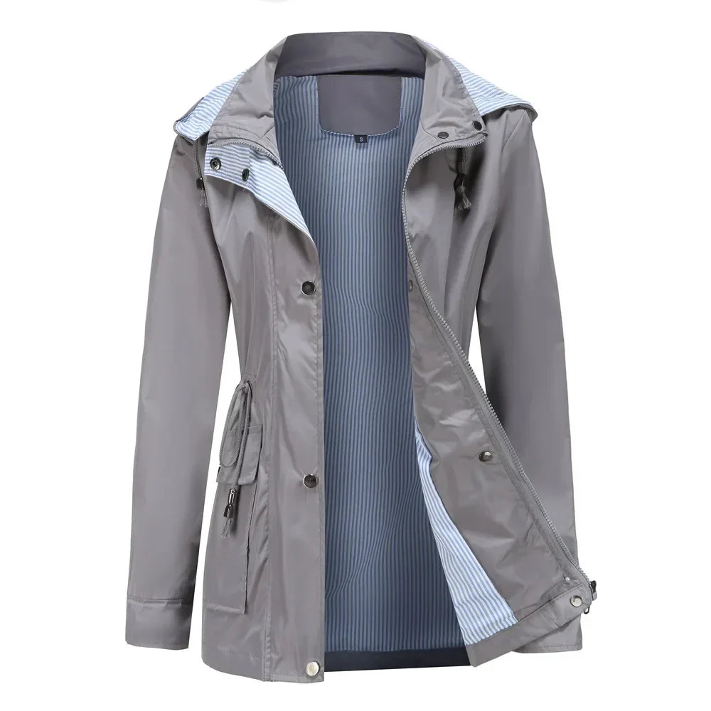 Lornveld | Damen Regenjacke mit Kapuze - Lilac - Image 6