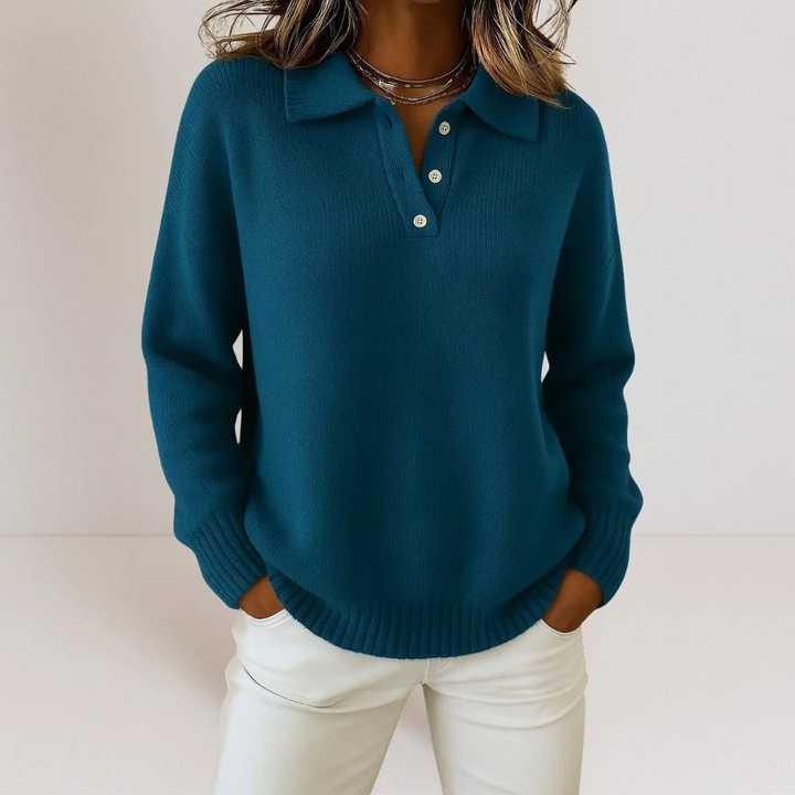 Lornveld | Damen Strickpullover mit Polokragen - Image 2