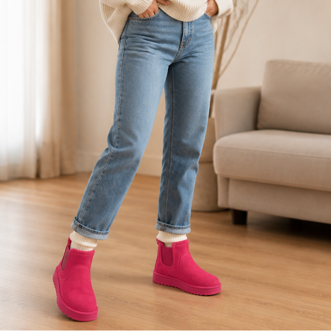 Lorveld | Damen Winterstiefel Chelsea gefüttert - Camel - Image 10