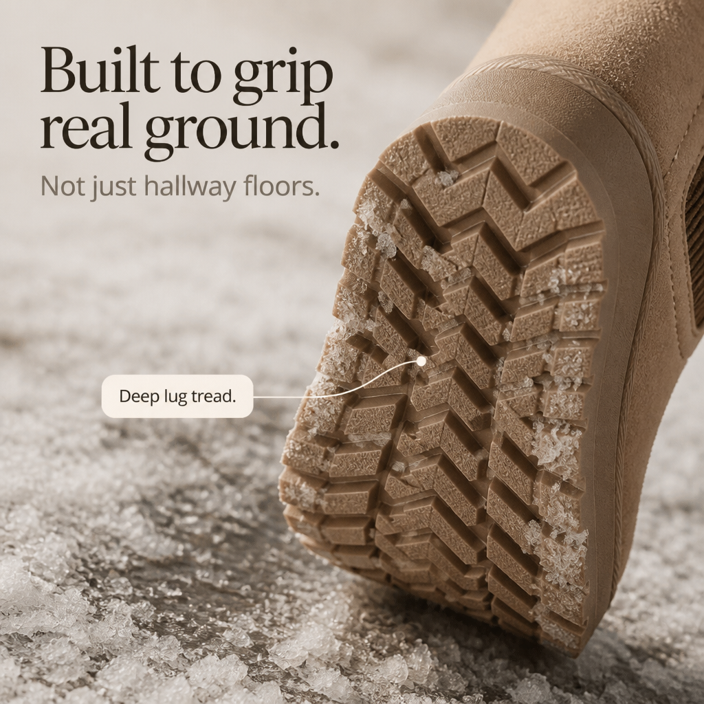 Lorveld | Damen Winterstiefel Chelsea gefüttert - Camel - Image 5
