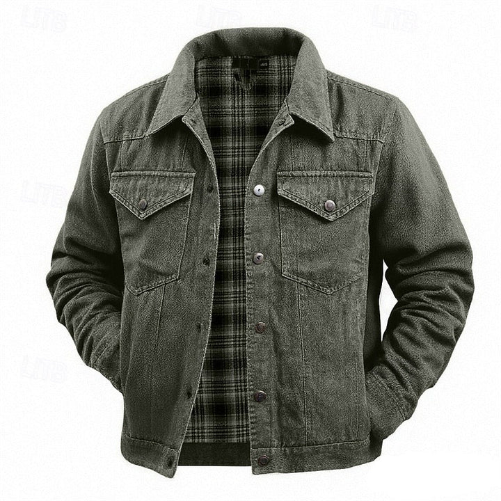 Lorvik | Herren Übergangsjacke Flanell-gefüttert - Image 3