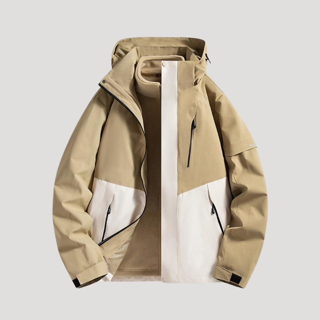 Melvinde | Damen Regenjacke mit Kapuze Wasserdicht - Light Pink - Image 10