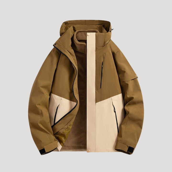 Melvinde | Damen Regenjacke mit Kapuze Wasserdicht - Light Pink - Image 7