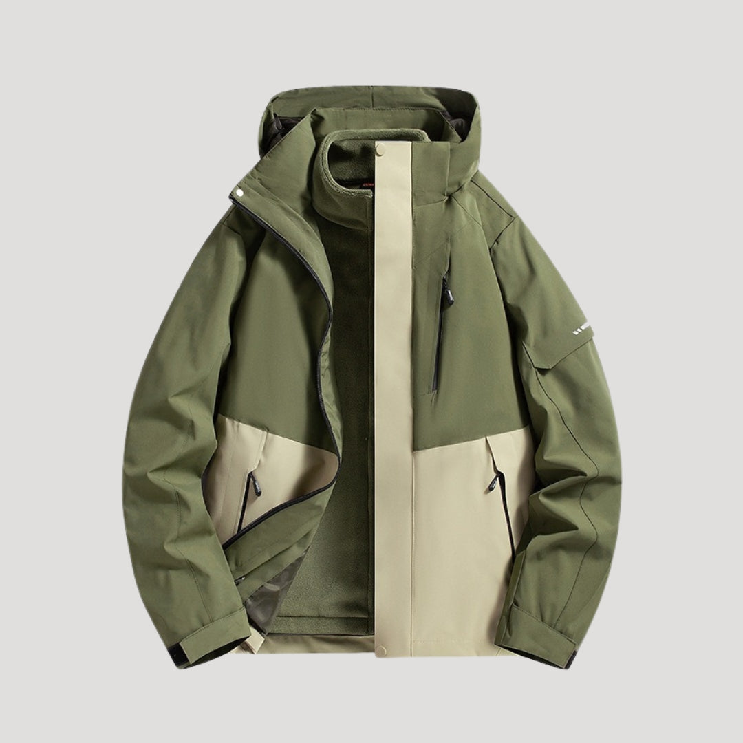 Melvinde | Damen Regenjacke mit Kapuze Wasserdicht - Light Pink - Image 9