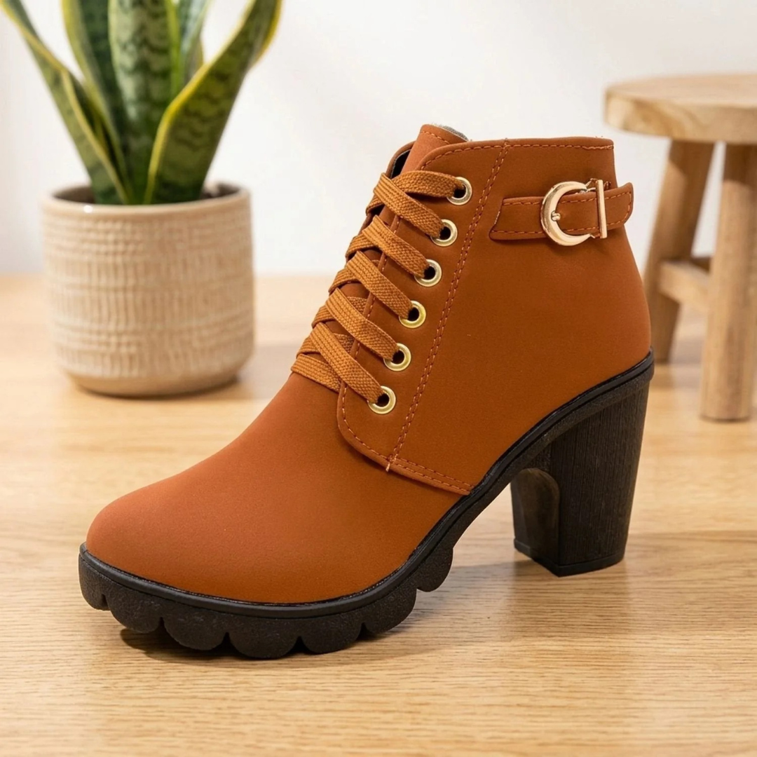 Melvorn | Damen Stiefeletten mit Blockabsatz - Image 1
