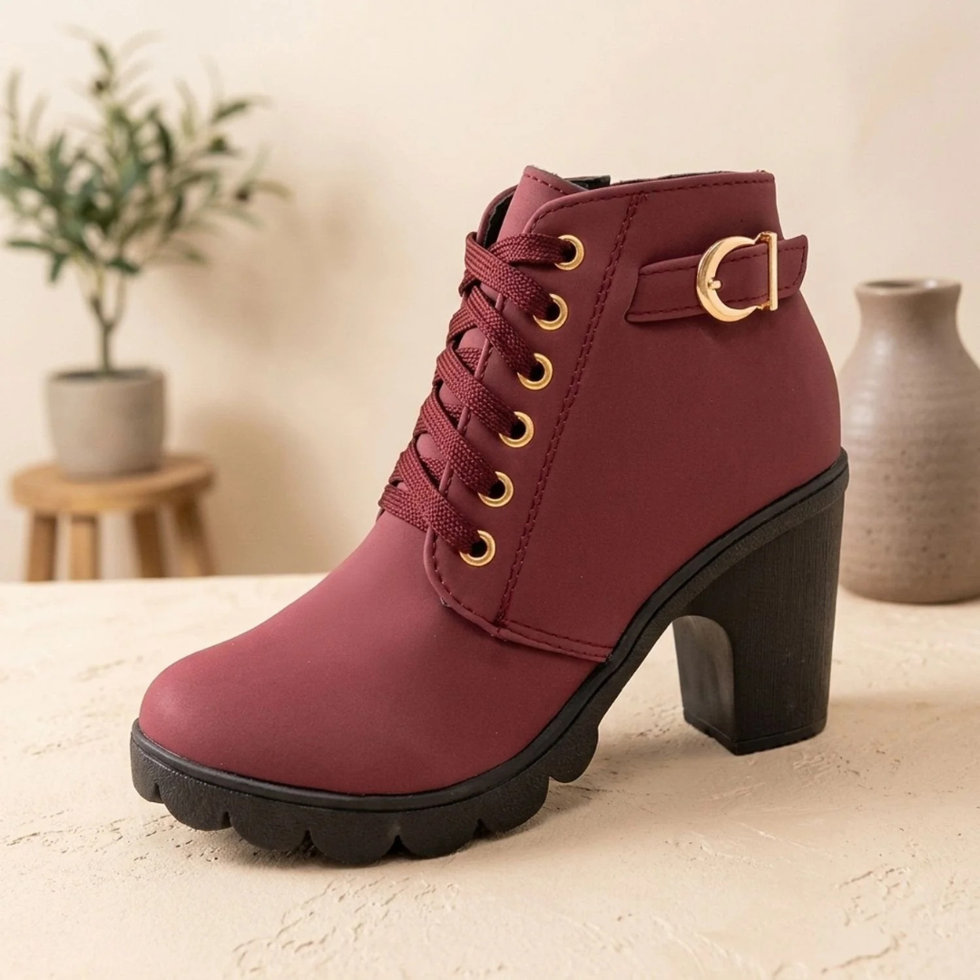 Melvorn | Damen Stiefeletten mit Blockabsatz - Image 4