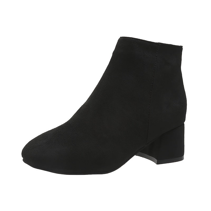 Melvorna | Damen Stiefeletten Blockabsatz Ankle Boot - Image 6