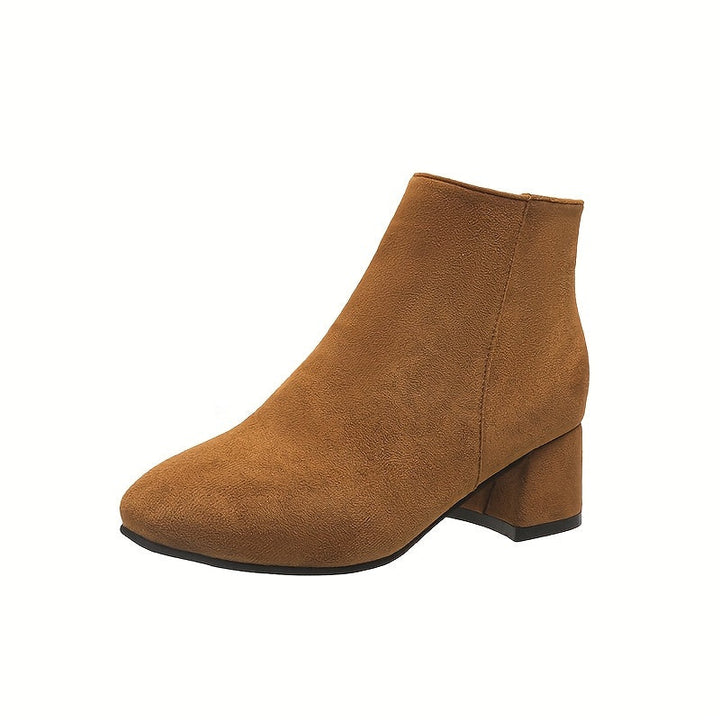Melvorna | Damen Stiefeletten Blockabsatz Ankle Boot - Image 7
