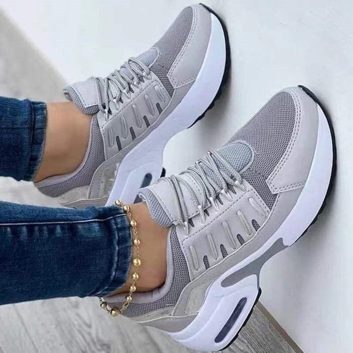 Nolvara | Damen Sneaker Luftkissen Plateausohle - Image 1