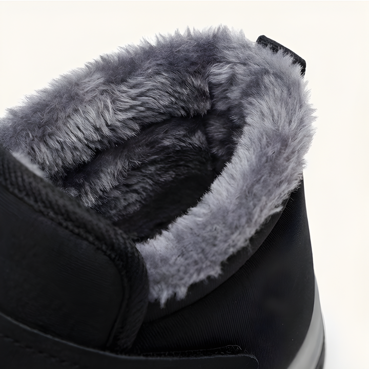 Nolveke | Damen Winterschuhe gefüttert Stiefelette - Black - Image 13