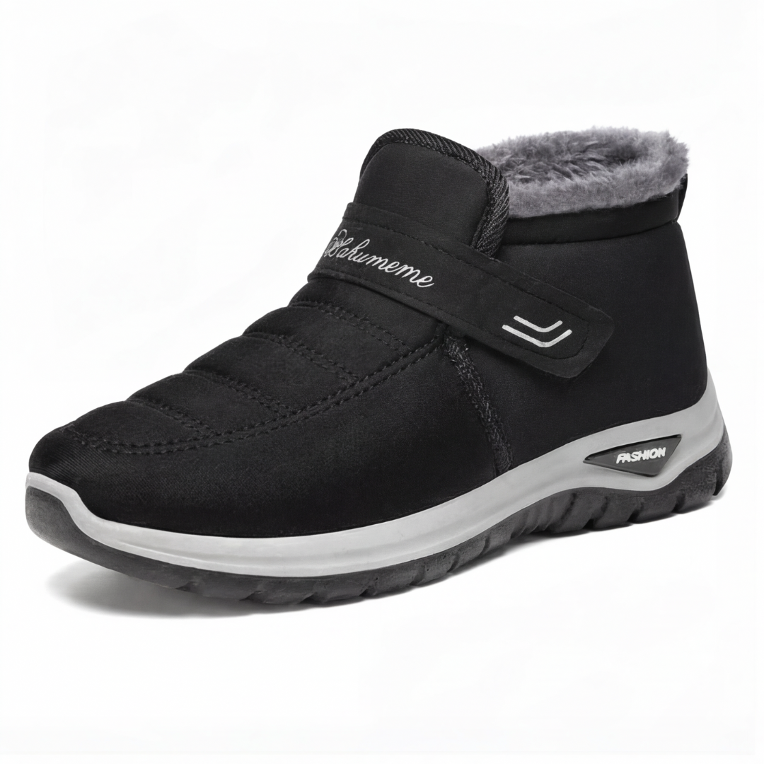 Nolveke | Damen Winterschuhe gefüttert Stiefelette - Black - Image 14