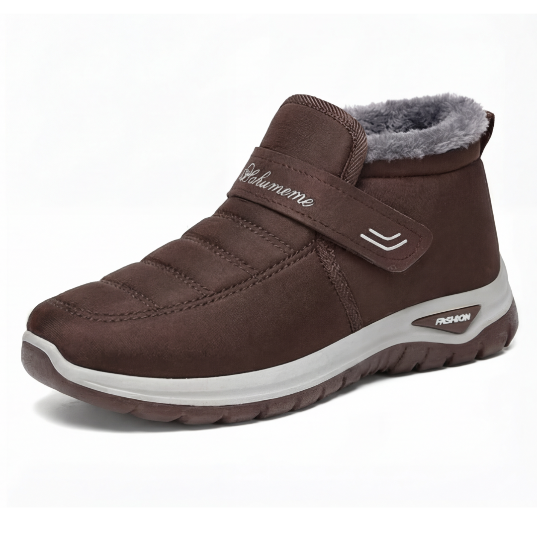 Nolveke | Damen Winterschuhe gefüttert Stiefelette - Black - Image 17