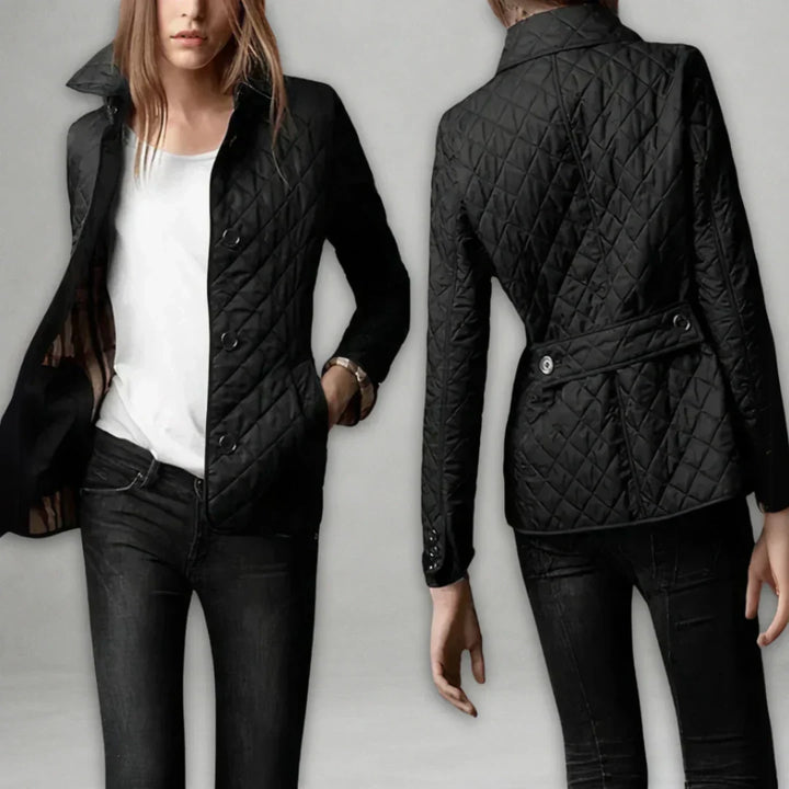 Ragna | Damen Steppjacke Übergangsjacke mit Kragen - Image 4