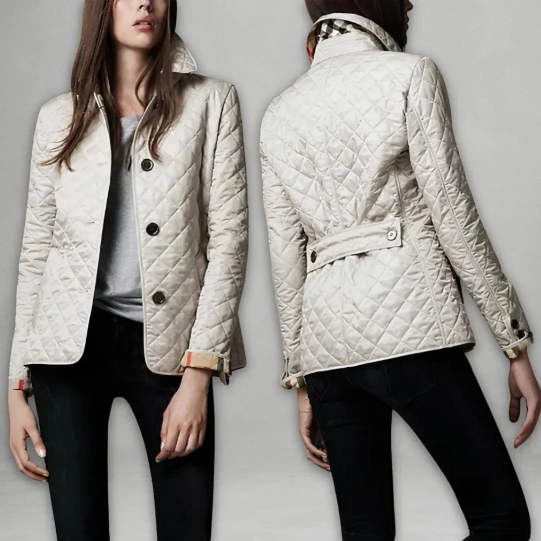 Ragna | Damen Steppjacke Übergangsjacke mit Kragen - Image 5