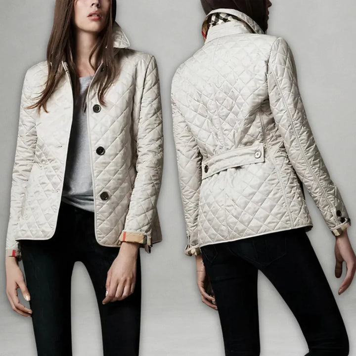 Ragna | Damen Steppjacke Übergangsjacke mit Kragen - Image 5