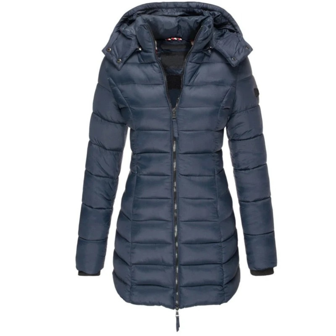 Ragnveld | Damen Winterjacke Gefüttert mit Kapuze - Image 1