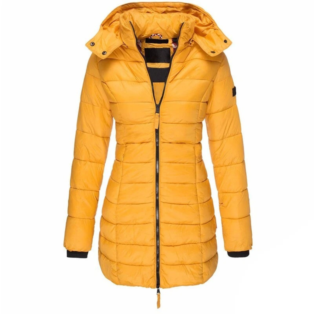 Ragnveld | Damen Winterjacke Gefüttert mit Kapuze - Image 2