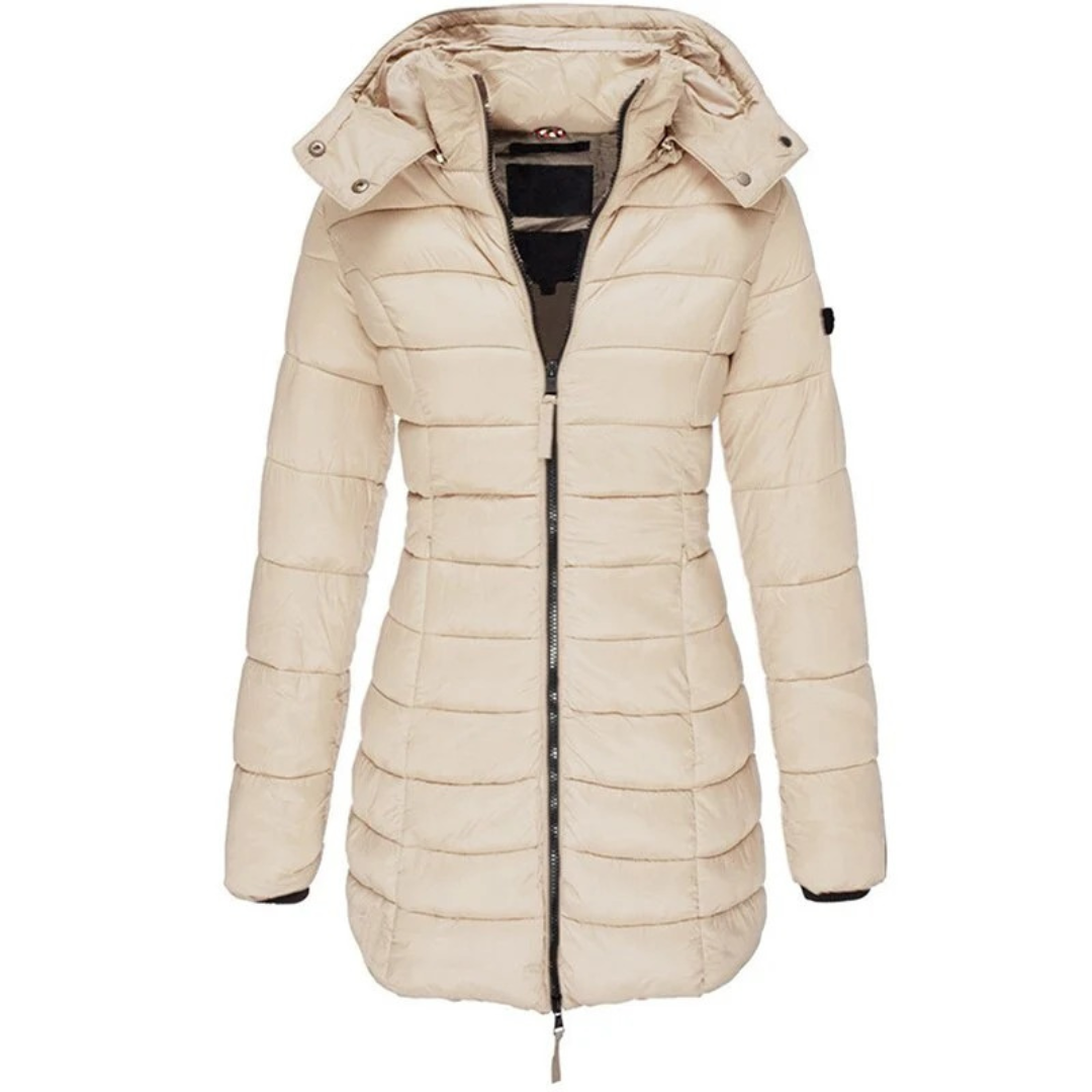 Ragnveld | Damen Winterjacke Gefüttert mit Kapuze - Image 3
