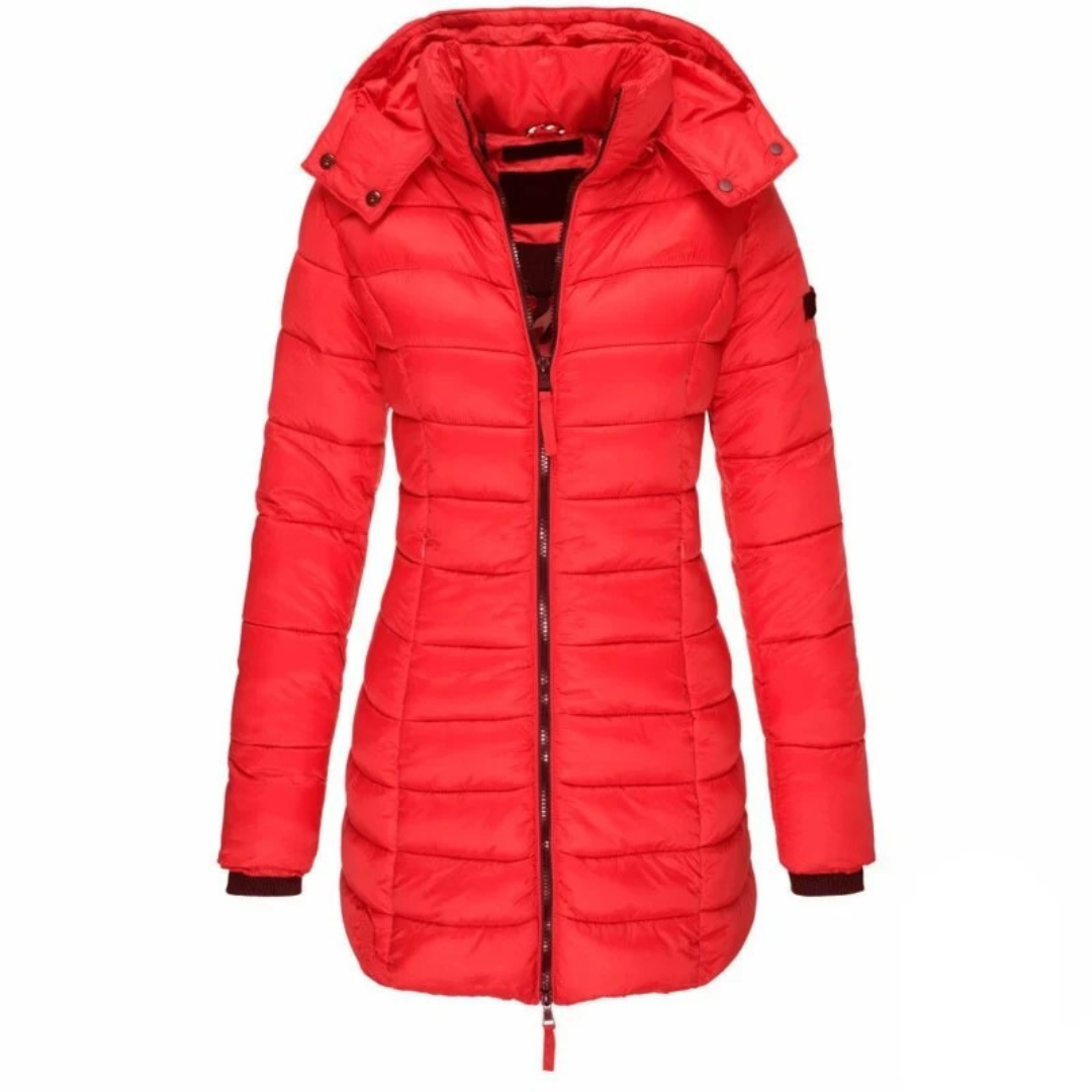 Ragnveld | Damen Winterjacke Gefüttert mit Kapuze - Image 6