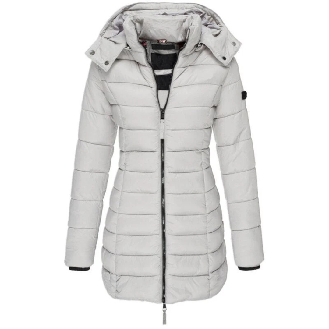 Ragnveld | Damen Winterjacke Gefüttert mit Kapuze - Image 7