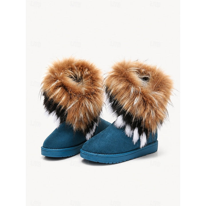 Ragnvild | Damen Winterschuhe mit Kunstfell - Camel - Image 10