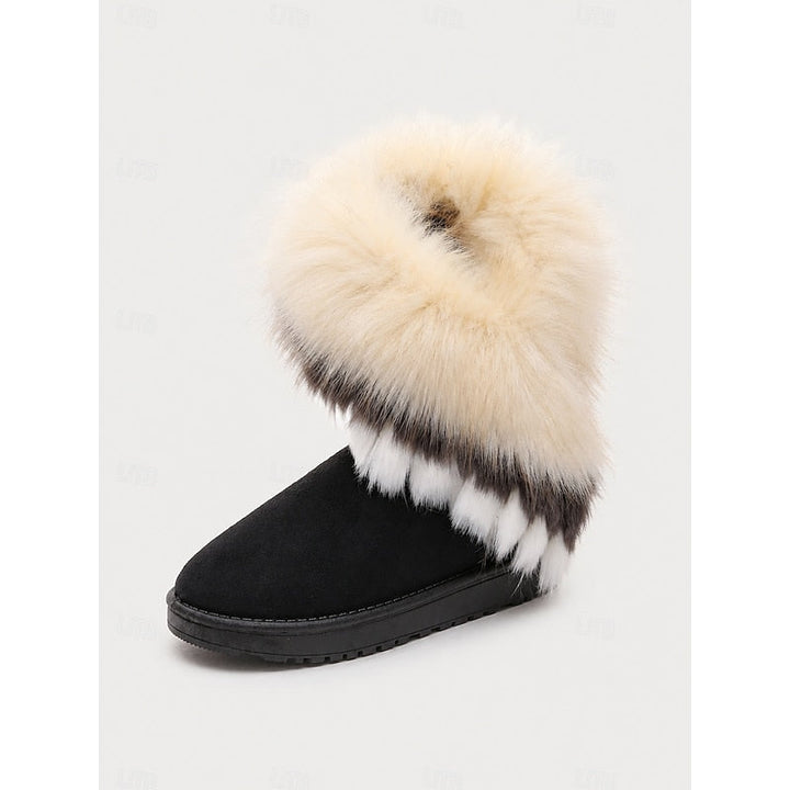 Ragnvild | Damen Winterschuhe mit Kunstfell - Camel - Image 9