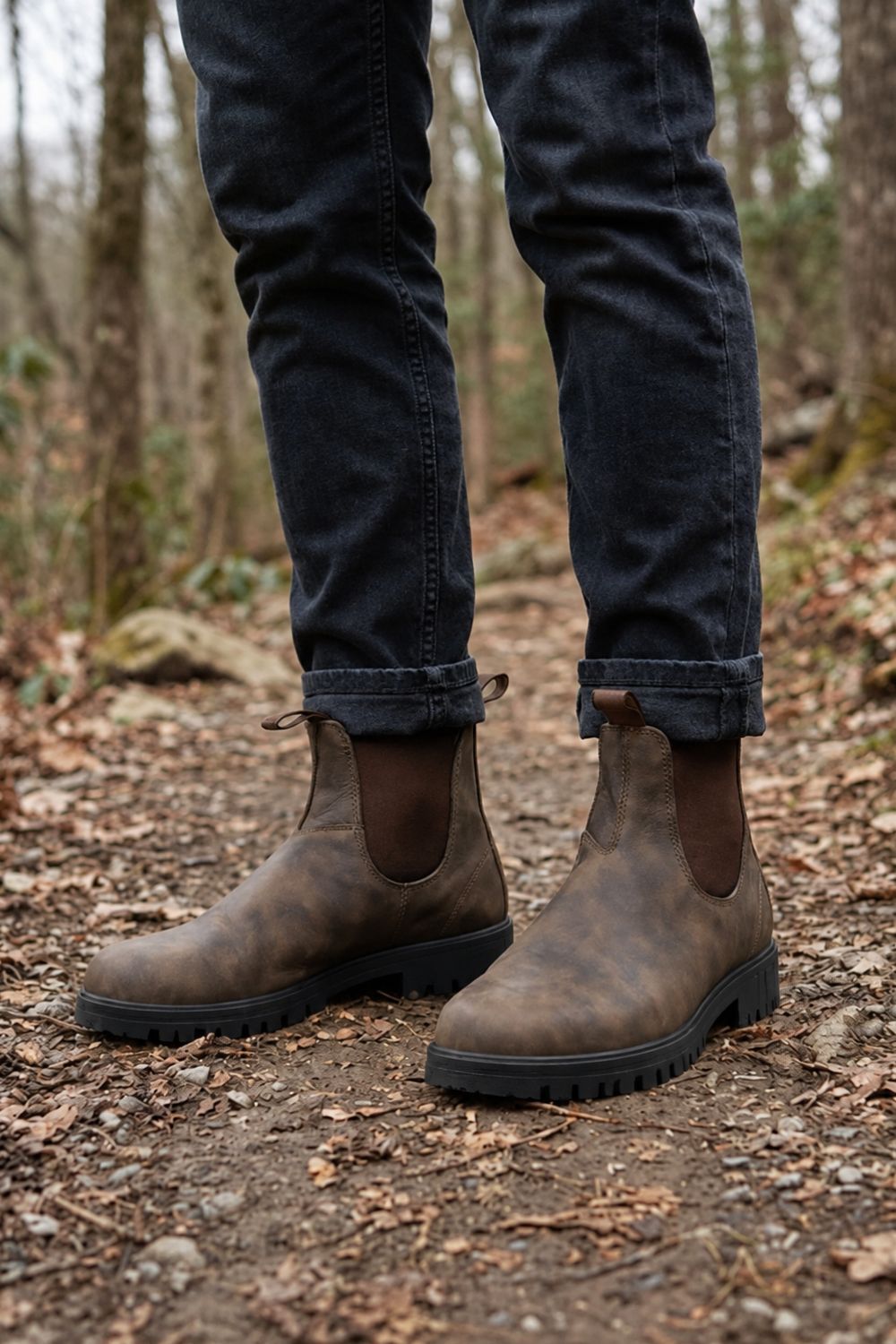 Rendvik | Herren Chelsea Boots Schwarz Stiefel - Black - Image 8