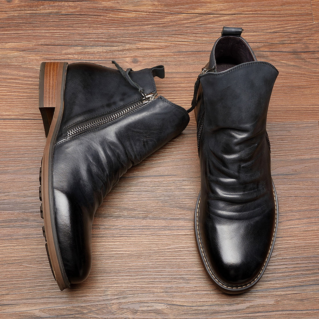 Rolvard | Herren Stiefeletten mit Reißverschluss - Brown - Image 2