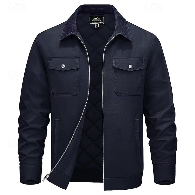 Rolvarn | Herren Übergangsjacke Reißverschluss - Navy - Image 2