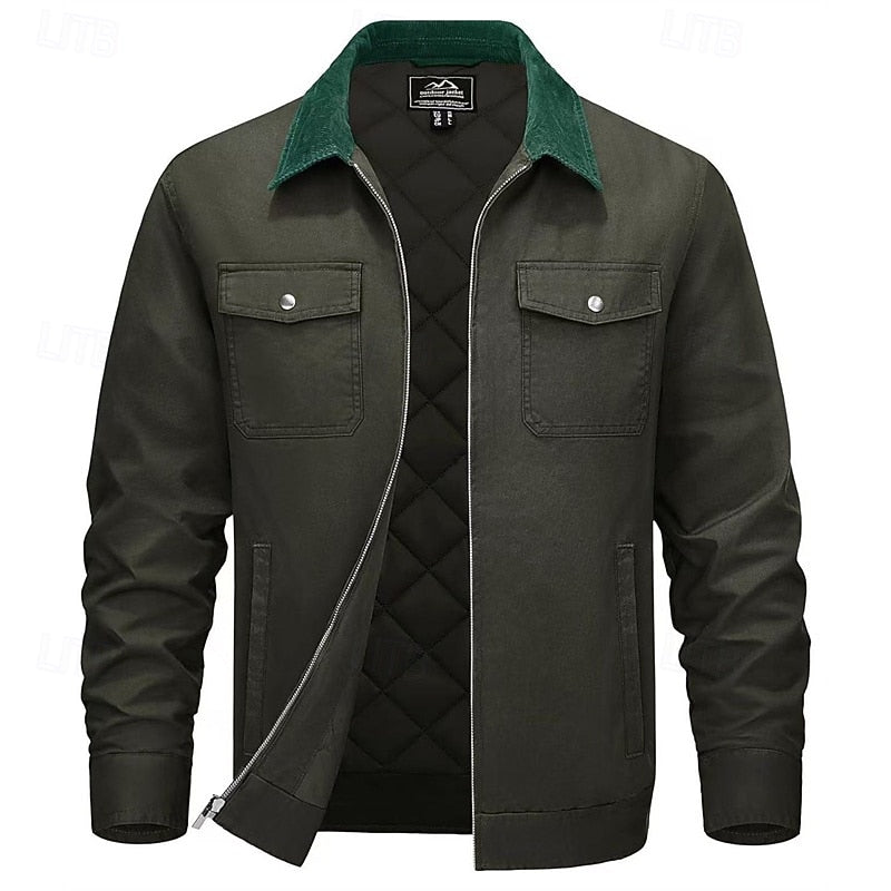 Rolvarn | Herren Übergangsjacke Reißverschluss - Navy - Image 4