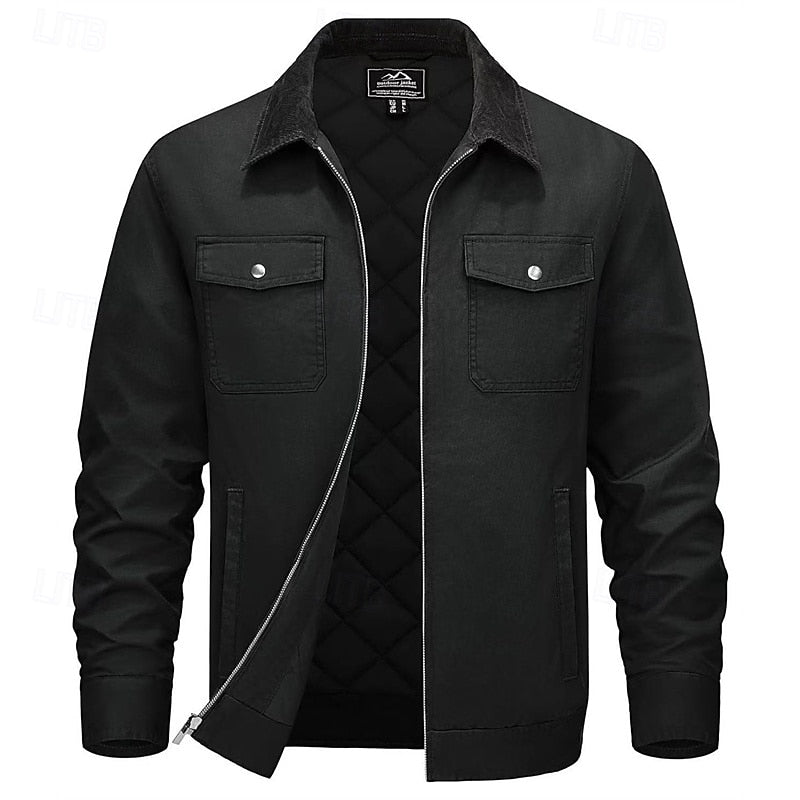 Rolvarn | Herren Übergangsjacke Reißverschluss - Navy - Image 6