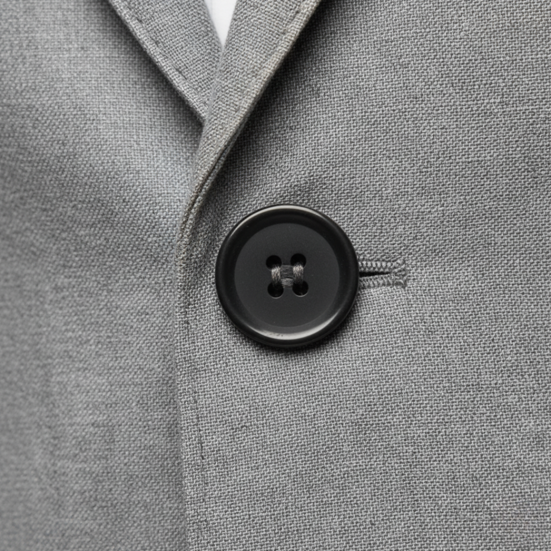 Rolveck | Herren Slim Fit Sakko Grau Blazer - Light Grey - Image 4