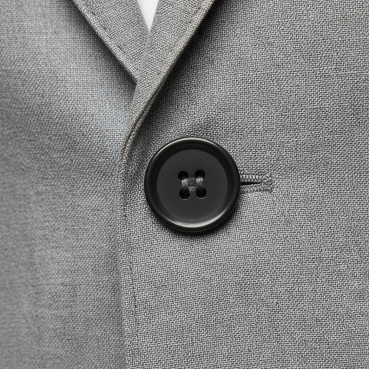 Rolveck | Herren Slim Fit Sakko Grau Blazer - Light Grey - Image 4
