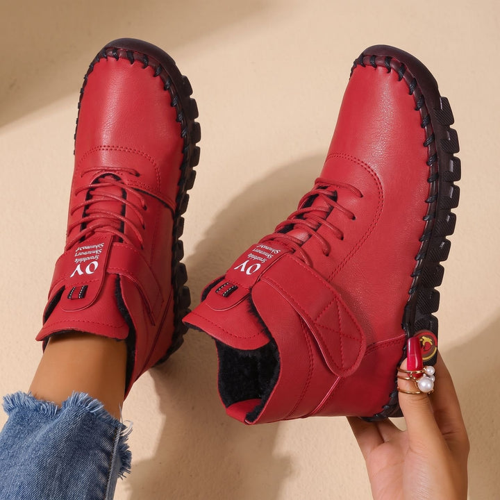 Rolveka | Damen Stiefeletten Klettverschluss Profilsohle - Image 2