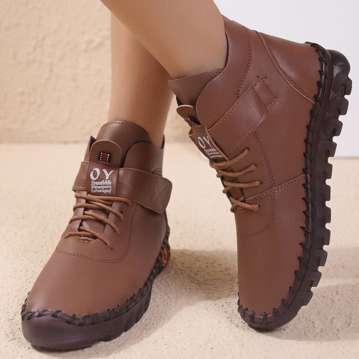 Rolveka | Damen Stiefeletten Klettverschluss Profilsohle - Image 5