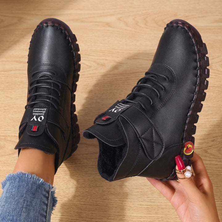 Rolveka | Damen Stiefeletten Klettverschluss Profilsohle - Image 7