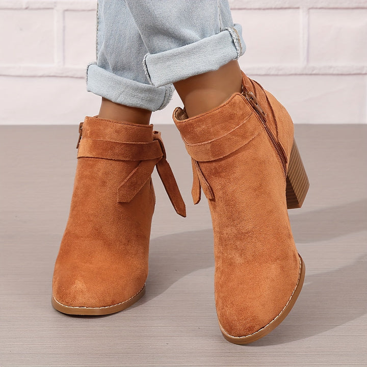 Rolvika | Damen Stiefeletten mit Blockabsatz - Black - Image 14