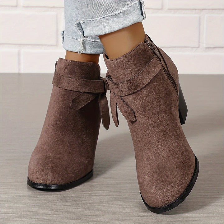 Rolvika | Damen Stiefeletten mit Blockabsatz - Black - Image 17