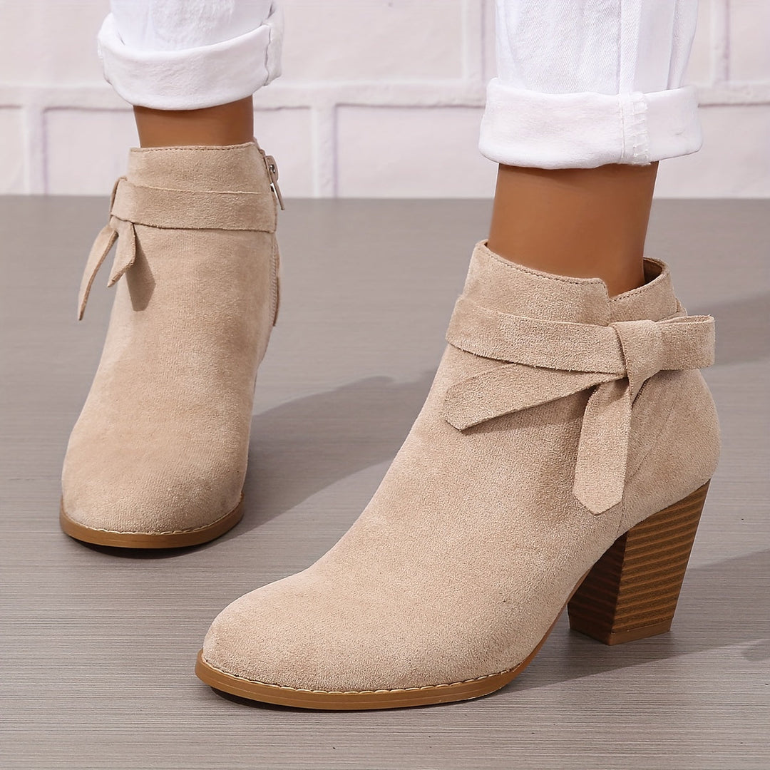 Rolvika | Damen Stiefeletten mit Blockabsatz - Black - Image 3