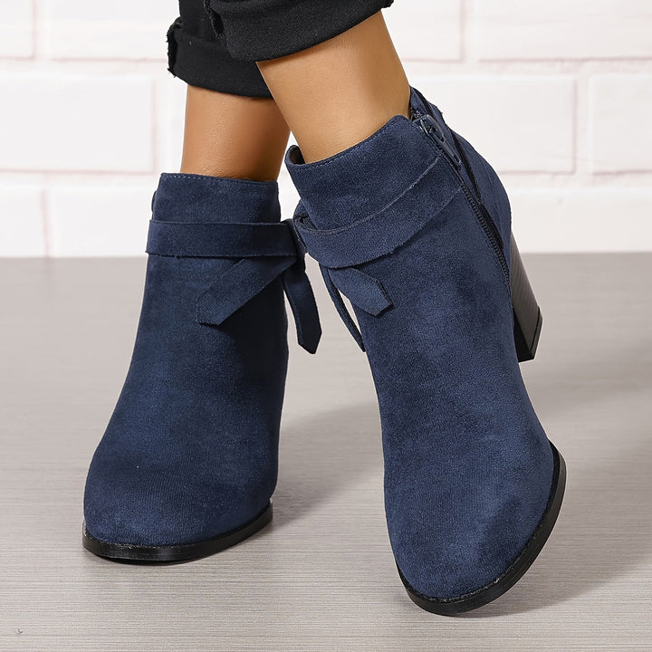 Rolvika | Damen Stiefeletten mit Blockabsatz - Black - Image 4